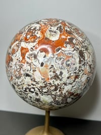 Image 5 of Large Money Agate Sphere Statement Piece #2853