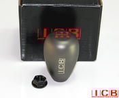 Image of USDM ICB Motorsport 5 Speed Tear-Drop Gunmetal Weighted Shift Knob - FREE SHIPPING