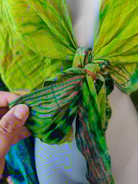 Image 3 of Wanderlust Stevie top Green and yellow upto 14