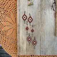 Image 3 of Thicket earrings - Desert no.3