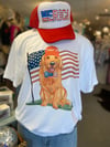 Trump 24 Dog/Flag Tee