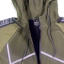 Image 2 of Jules “Weather Proof” Full Zip Hoodie Military Green