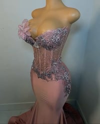 Image 5 of Blush Petals Prom Dress