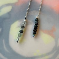 Image 4 of gem thread earring