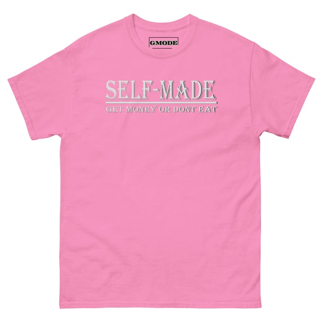 Selfmade  classic tee white writing