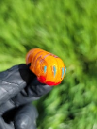 Image 1 of "Orange Breeze" Paw Bean Pendant