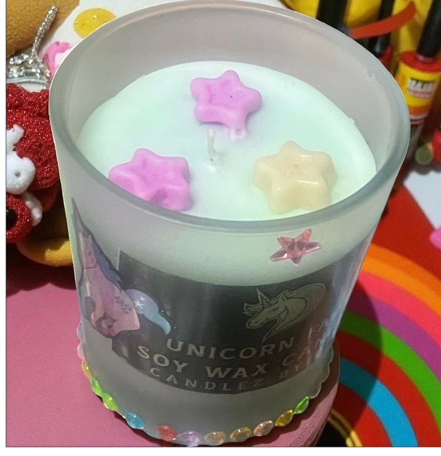 Image of Unicorn Farts medium jar candle
