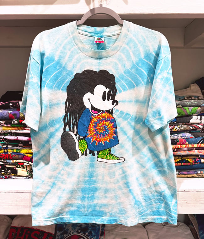 Grateful Dead 80s Trippy Mickey Lot T-Shirt - Size L