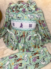 Image 1 of Girls Hercules Smocked Pyjamas 