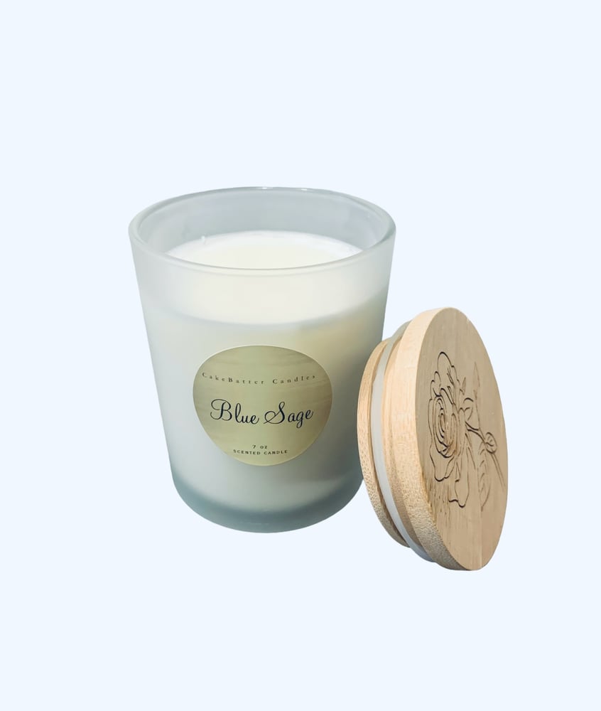 Image of Blue Sage soy scented candle