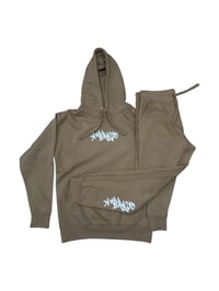 Image 1 of Ambragio Khaki Jogger Set (Slim Fit) 
