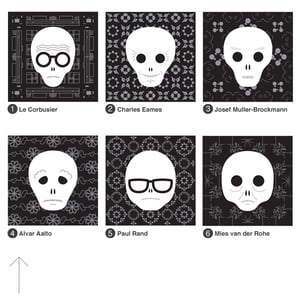 Image of individual prints in silver