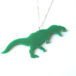 Image of T-rex necklace