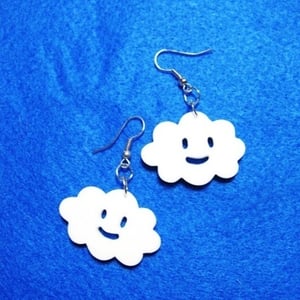 Image of Happy cloud earrings