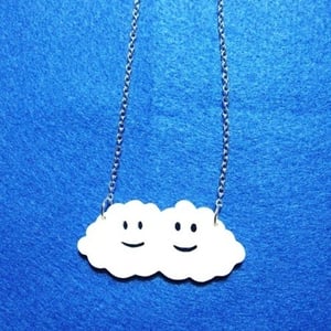 Image of Merging clouds necklace