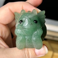 Image 2 of Green Aventurine Laying Dragon ($20)