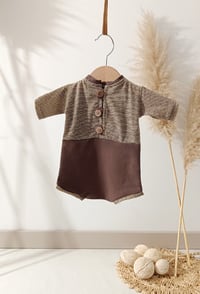 Image 1 of Newborn bodysuit for photo shoots| Andre | brown | photo props