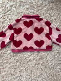 Image 3 of Heart Cropped Hoodie.