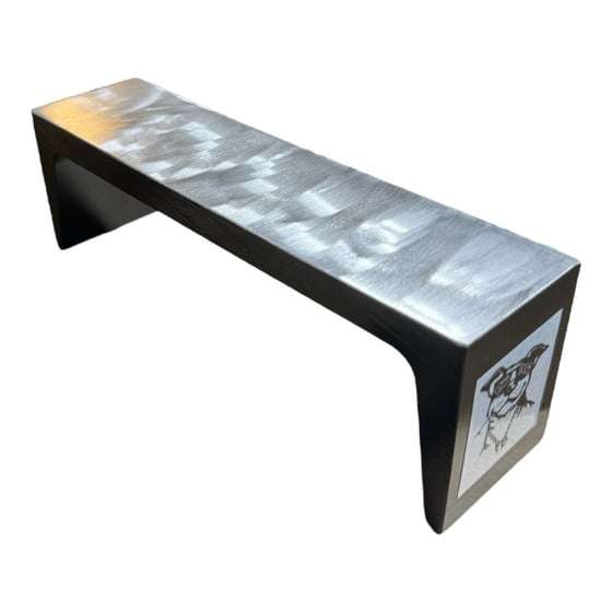 FBC x BIG DOG Metal “Tuxedo” Bench (Aluminum)