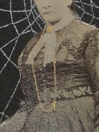 Image 3 of Reserved - SOLD- 3 Victorian photocards with preserved webs