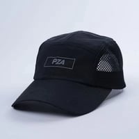 Image 2 of PREORDER: Black PZA Nylon 5 Panel Cap