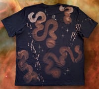 Image 2 of ‘MY MOON PHASE’ BLEACH PAINTED T-SHIRT 3XL