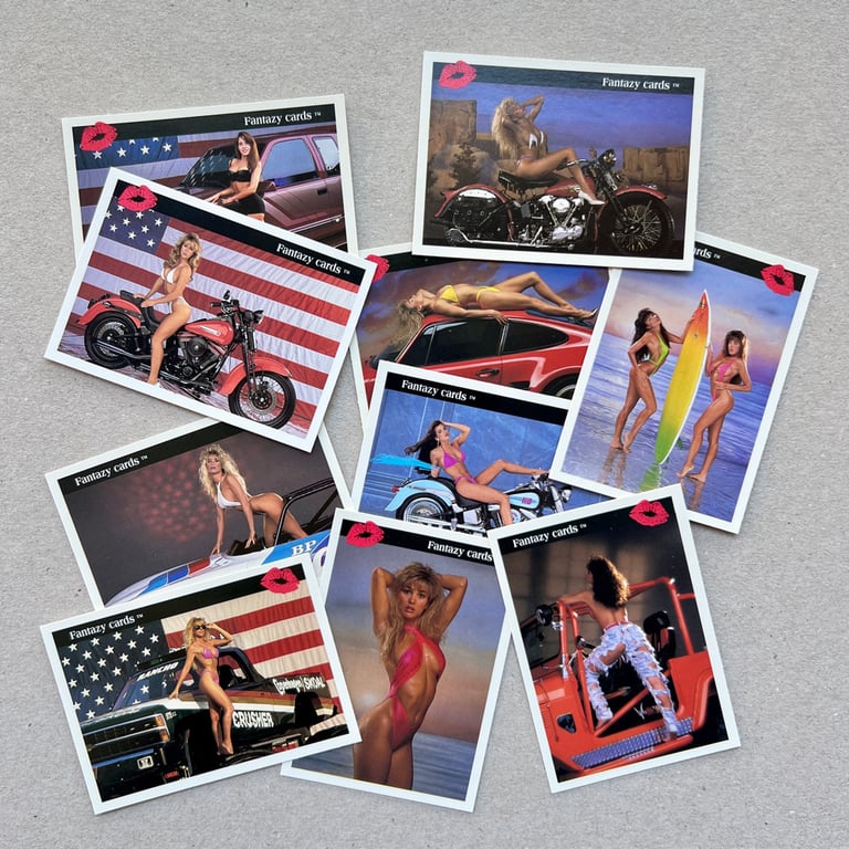FANTAZY LADIES COLLECTOR CARDS - 1992