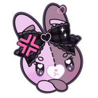 Jirai Bunny Angry Sticker (Pre-Order)