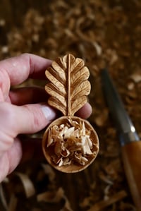 Image 5 of Oak leaf Coffee Scoop. 