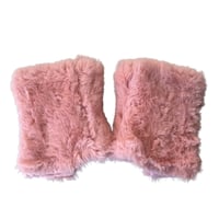Image 2 of MILK fur leg warmers