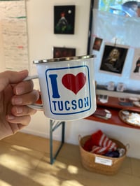 Image 2 of “I Heart Tucson” Enamel Mug