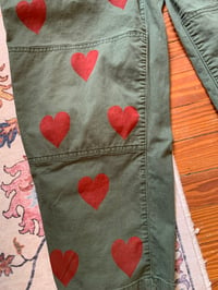 Image 7 of "Summer of Love" - Hunter Green Printed Pants