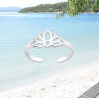SEA FLOWER TOE RING / PINKY RING