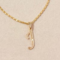 Image 1 of Letter J Necklace