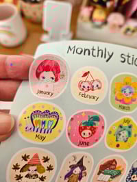 Image 4 of  Monthly sticker sheet
