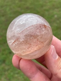 Image 8 of Fire Quartz Crystal Sphere #1478