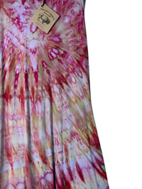 Image 7 of S Knit Pocket Tank Dress in Dragon Fruit Spiral Ice Dye