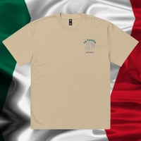 Image 1 of La Familia es Primero Embroidered- Premium Oversized faded t-shirt