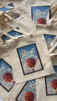 Image 1 of Love is in the AIR - tote bag bundle 