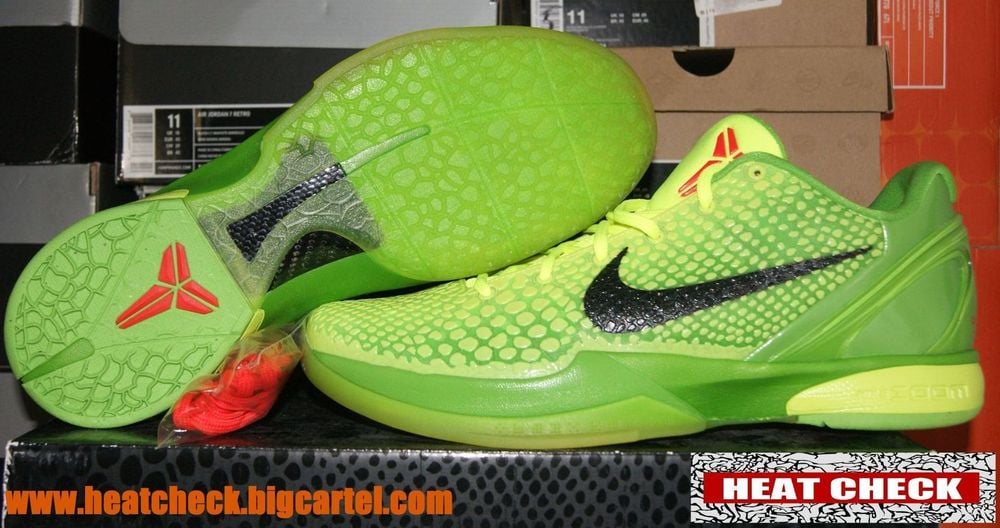 Heat Check Nike Zoom Kobe 6 Grinch Sold Out