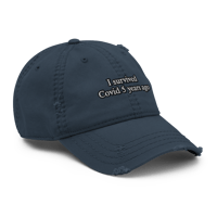 Image 23 of COVID anniversary cap damaged hat 