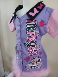Image 3 of MINNIE PURPLE CUSTOM 3 PIECE DRESS SET 