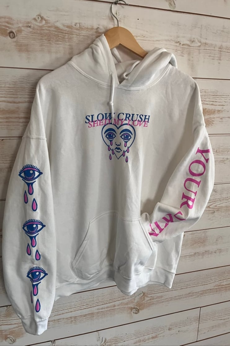 Crying heart hoodie