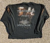 Image 2 of VTG 2003 Cradle of Filth Transmissions from the Darkside Blue Grape Long Sleeve T-Shirt Size (L)