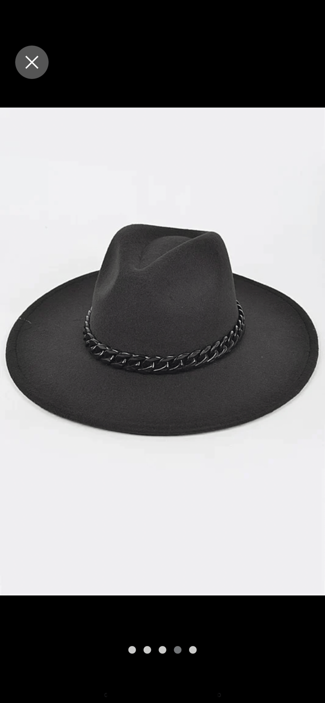 Wide Brim Fedora Hats