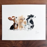 ORIGINAL ARTWORK - Facing the Breeze - 25x20cm