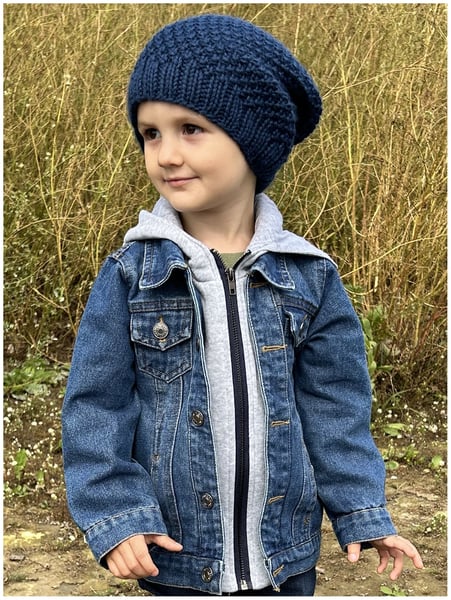 Image of Grumbles' Slouchy Winter Hat Knitting Pattern