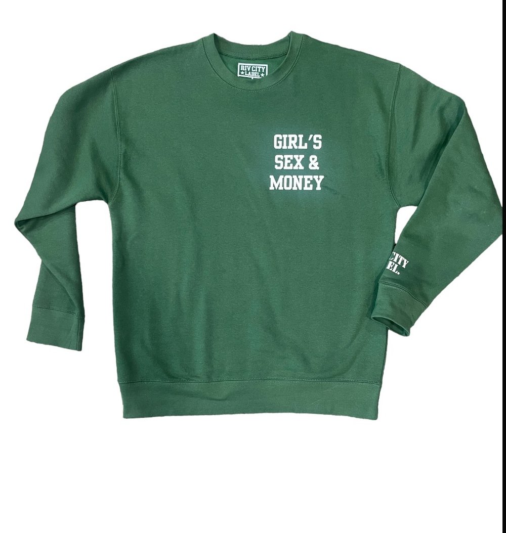 GIRL’S SEX & MONEY CREW NECK