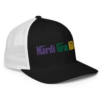 Image 3 of Mardi Gras Mafia “FlexFit” trucker cap