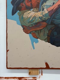 Image 5 of Let it all fall away - 18x24" Acrylic on wood panel